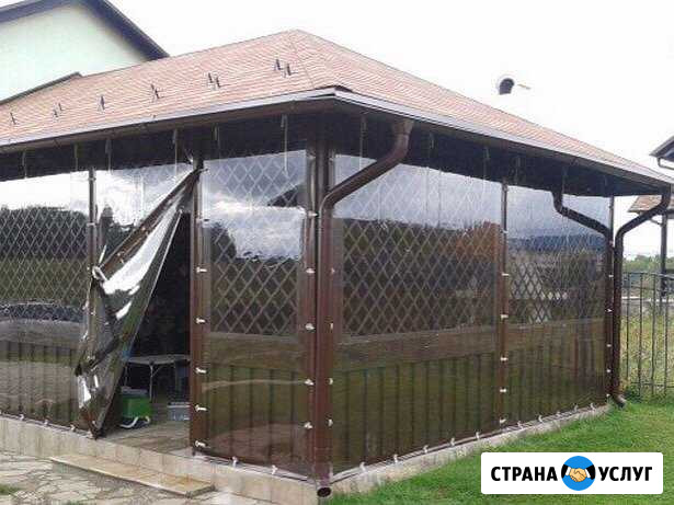 Мягкие Окна для беседок и террас от производителя Санкт-Петербург - изображение 1