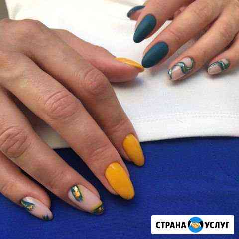 Комбиманикюр+гель-лак,наращивание ногтей Краснодар
