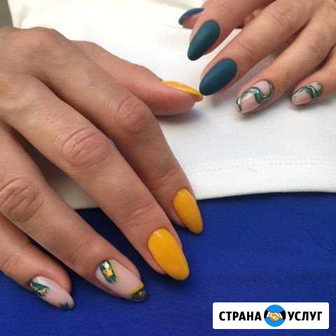 Комбиманикюр+гель-лак,наращивание ногтей Краснодар - изображение 1
