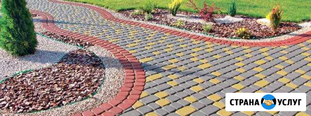 Укладка тротуарной плитки с помощью трамбовки Ростов-на-Дону - изображение 1