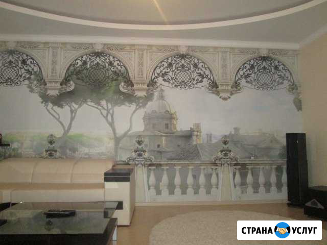Шпаклёвка. Обои. Жидкие с узором.Профессионально Брянск - изображение 1