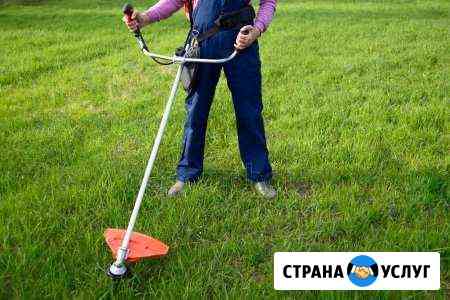 Уборка территории покос травы и стрижка газона Курск