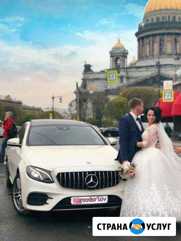 Аренда автомобиля на свадьбу Mercedes E class Санкт-Петербург - изображение 1