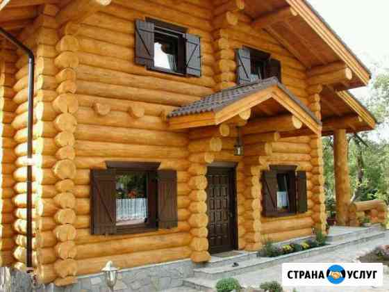 Конопатка сруба, шлифовка сруба, покраска сруба Подольск