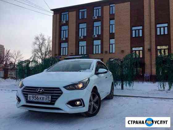 Аренда автомобиля Hyundai Solaris 2018 Благовещенск
