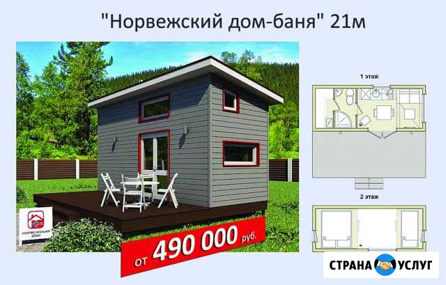 Строительство. Гостевой дом с сауной 21м Ялта - изображение 1