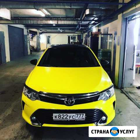 Оклейка/Винил/антигравий/Тонировка/Наклейки такси Москва - изображение 1