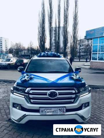Аренда авто на свадьбу. Прокат авто. Тойота LC200 Уфа - изображение 1