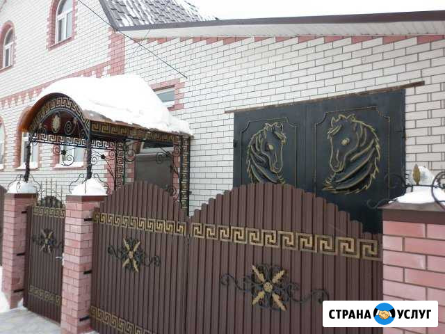 Металлоконструкции ковка навесы беседки ворота пер Тоншаево - изображение 1