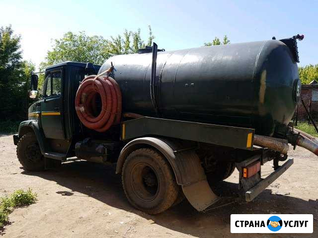 Откачка выгребных ям,туалетов Ассенизатор 5 кубов Самара - изображение 1