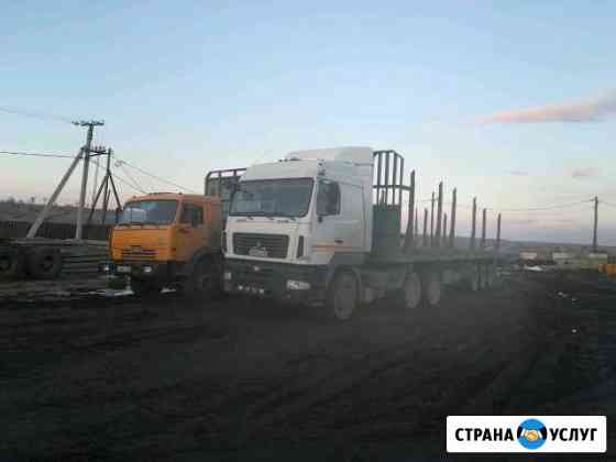 Лесовоз, сортиментовоз, бортовой полуприцеп Иркутск