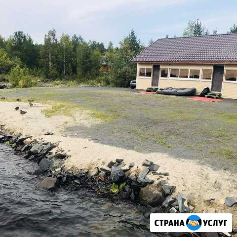 Гостевой дом с пляжем и баней на берегу Онего Кондопога - изображение 1