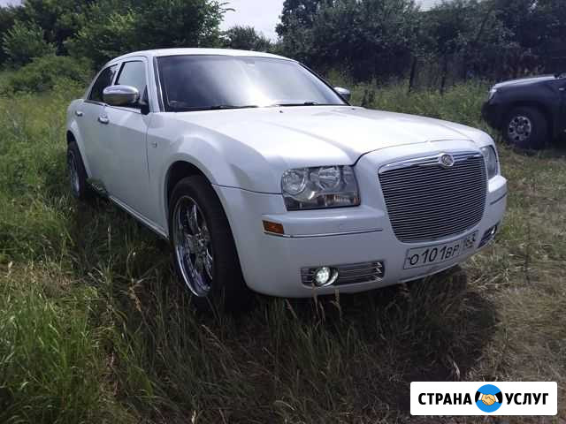 Авто аренда,прокат на свадьбу белый крайслер 300с Самара - изображение 1