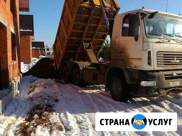 Услуги самосвалов маз 10-30 т. песок, чернозем Старый Оскол - изображение 1