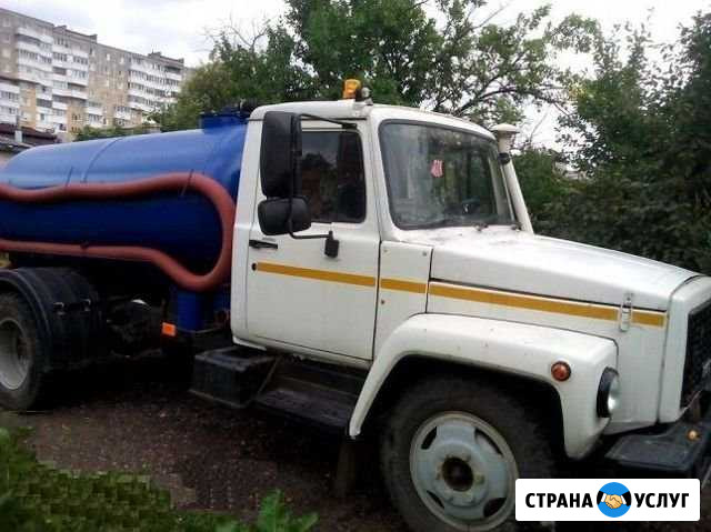 Ассенизатор, выкачка, осушение, 4 куба, 20 метров Уфа - изображение 1