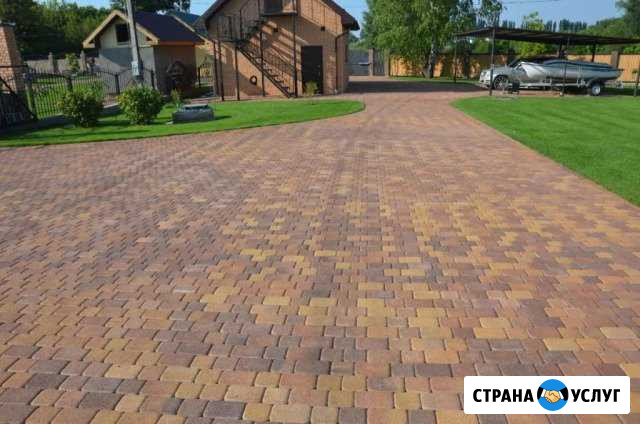 Укладка тротуарной плитки любой сложности Белгород - изображение 1