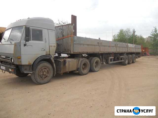 Камаз 55112 тягачдлинномер 13.6 бортовой открытый Елабуга - изображение 1