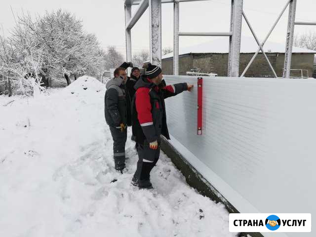 Монтаж сэндвич панелей Елизаветинское - изображение 1