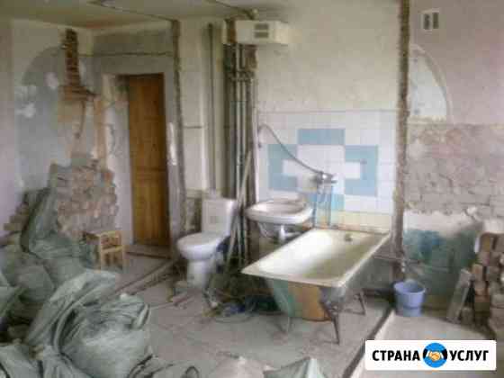 Слом стен, арки. Демонтаж. Вывоз мусора Казань