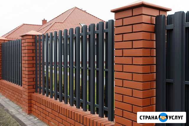 Заборы из евроштакетника Дубна - изображение 1