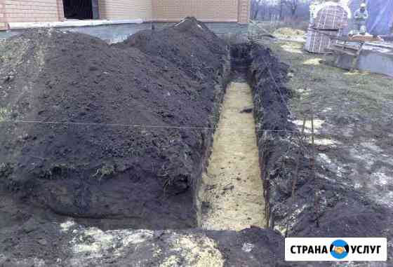 Ручная копка,стяжка,отмостка,фундамент,кладка Новочеркасск