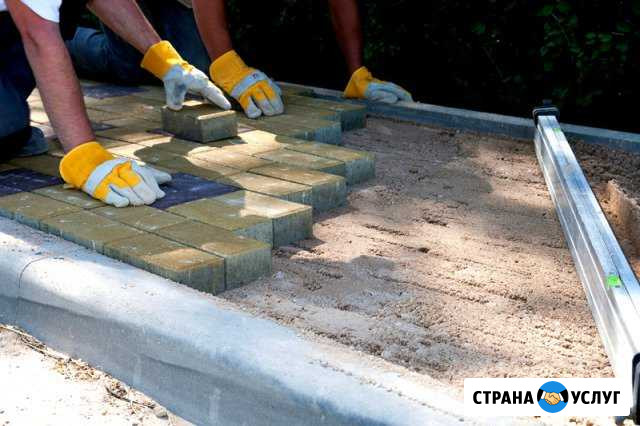 Укладка тротуарной плитки Старый Оскол - изображение 1