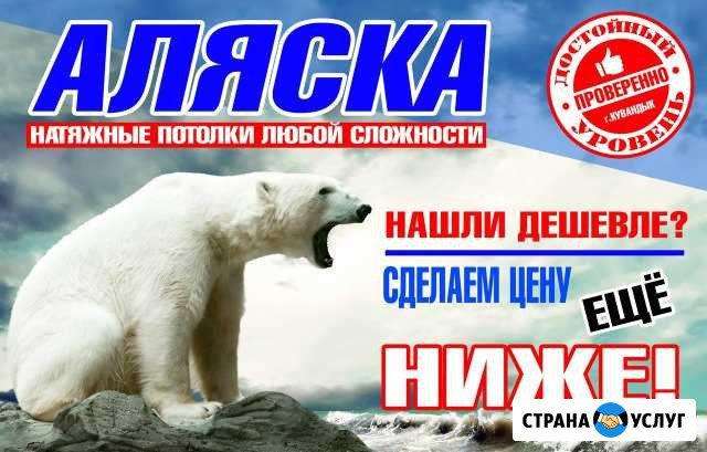 Натяжные потолки аляска Кувандык - изображение 1