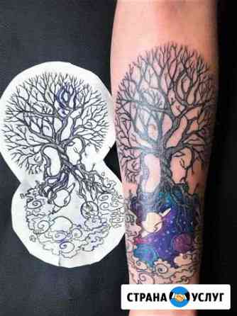 Художественная татуировка. Разработка эскиза Москва