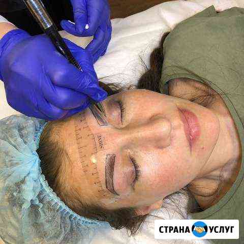 Микроблейдинг, пудровые напыление, татуаж бровей Москва