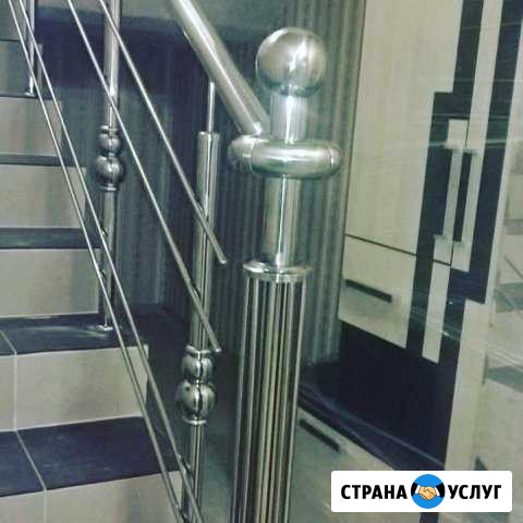 Красивые перила и поручни из нержавеющей стали Славянск-на-Кубани - изображение 1