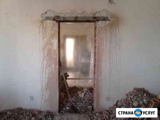 Алмазная резка бетонна, усиление проемов, демонтаж Кириши
