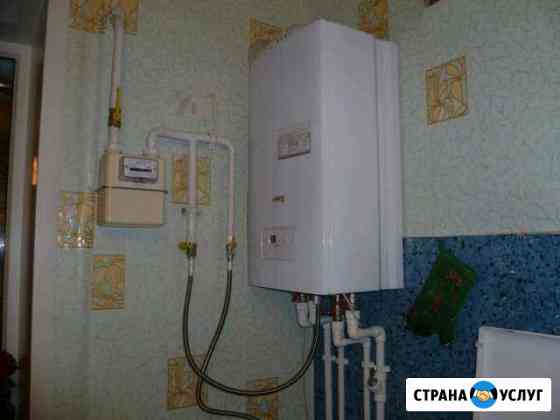 Монтаж водопровода, отопоения.Замена газового обор Усть-Лабинск