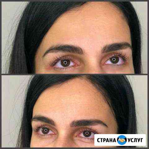 Наращивание ресниц, ламинирование +botox Челябинск