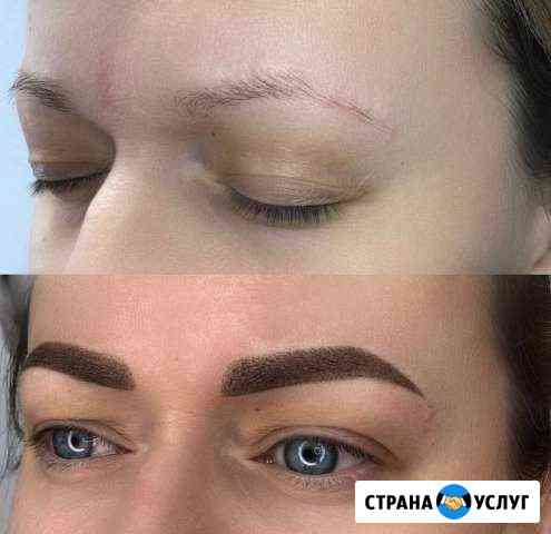 Перманентный макияж татуаж бровей Санкт-Петербург