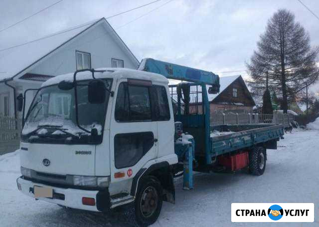 Грузоперевозки. Услуги манипулятора 5тонн. 24 час Набережные Челны - изображение 1