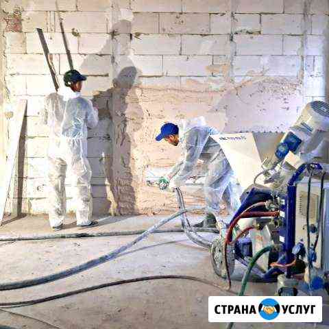 Механизированная штукатурка. Гипсовая штукатурка Казань
