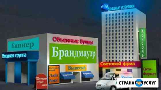 Изготовление наружной рекламы Сочи