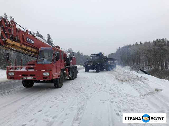 Кран Като 20т-3 шт и 5 тонник Тайшет - изображение 1