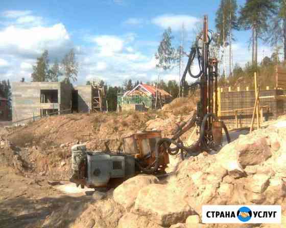 Бурение шпуров в скальных грунтах Выборг