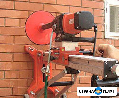 Алмазное сверление (бурение). Алмазная резка стен Знаменск - изображение 1