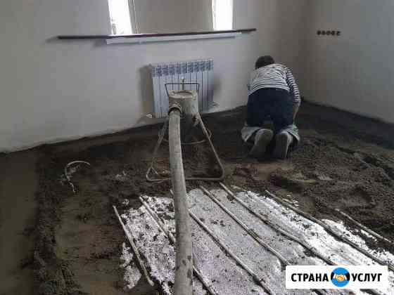Механизированная стяжка и штукатурка Кореновск