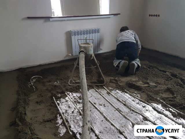Механизированная стяжка и штукатурка Кореновск - изображение 1