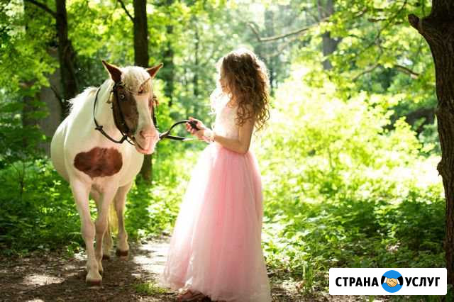 Детская фотосессия с лошадью, единорогом Москва - изображение 1