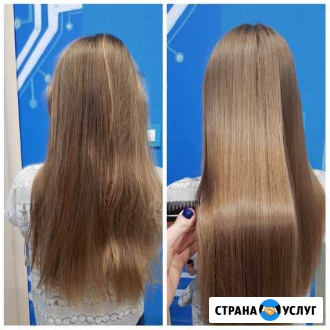 Кератиновое выпрямление, ботокс, локоны, волны Иркутск - изображение 1