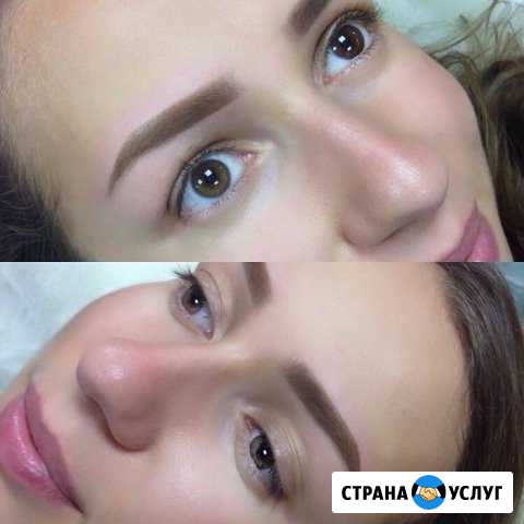 Пудровые брови, микроблейдинг, стрелки Череповец - изображение 1