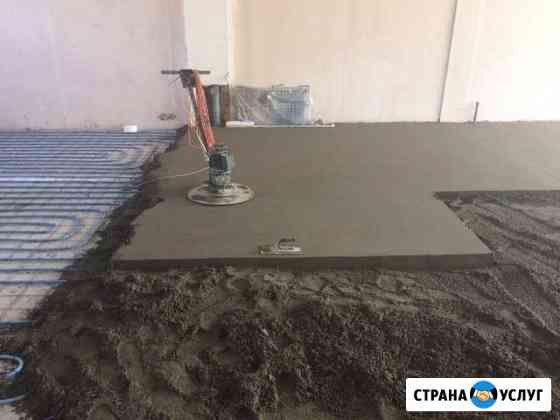 Полусухая стяжка пола за один день Москва