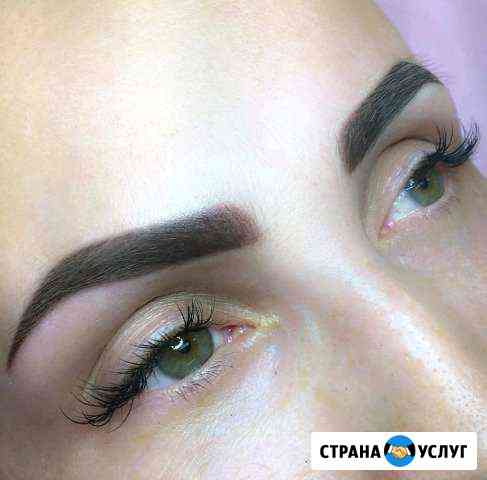 Аппаратный татуаж (пудровые бровки) Калининград
