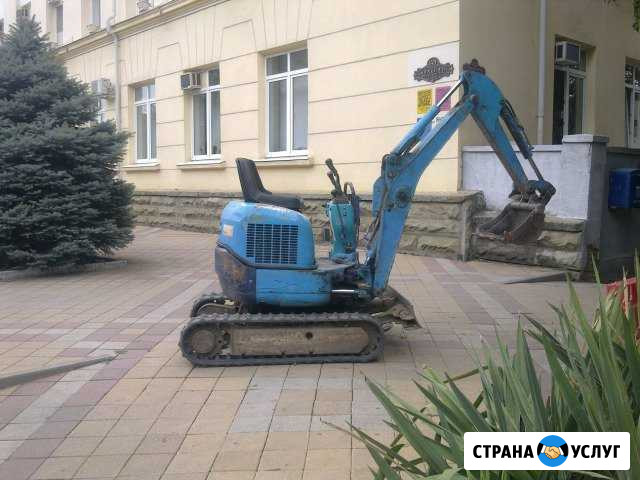 Услуги миниэкскаватора мини экскаватор Краснодар - изображение 1