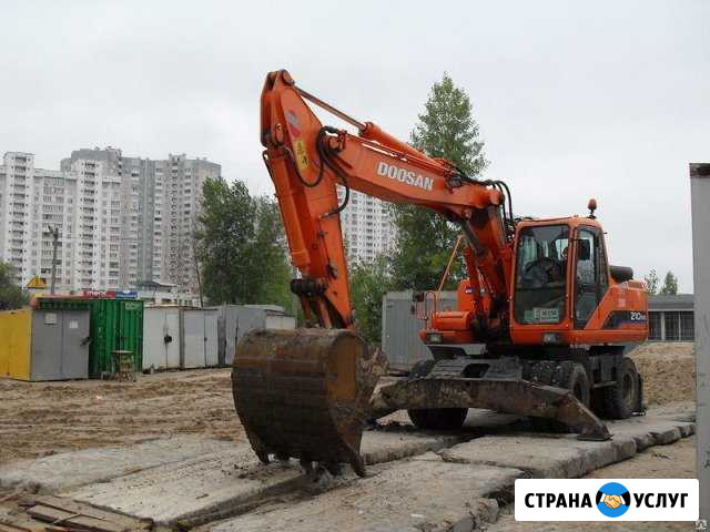 Услуги полноповоротного экскаватора дусан 210 Челябинск - изображение 1