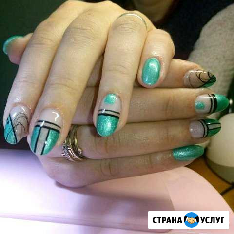 Маникюр, наращивание, гель лак Романовская - изображение 1